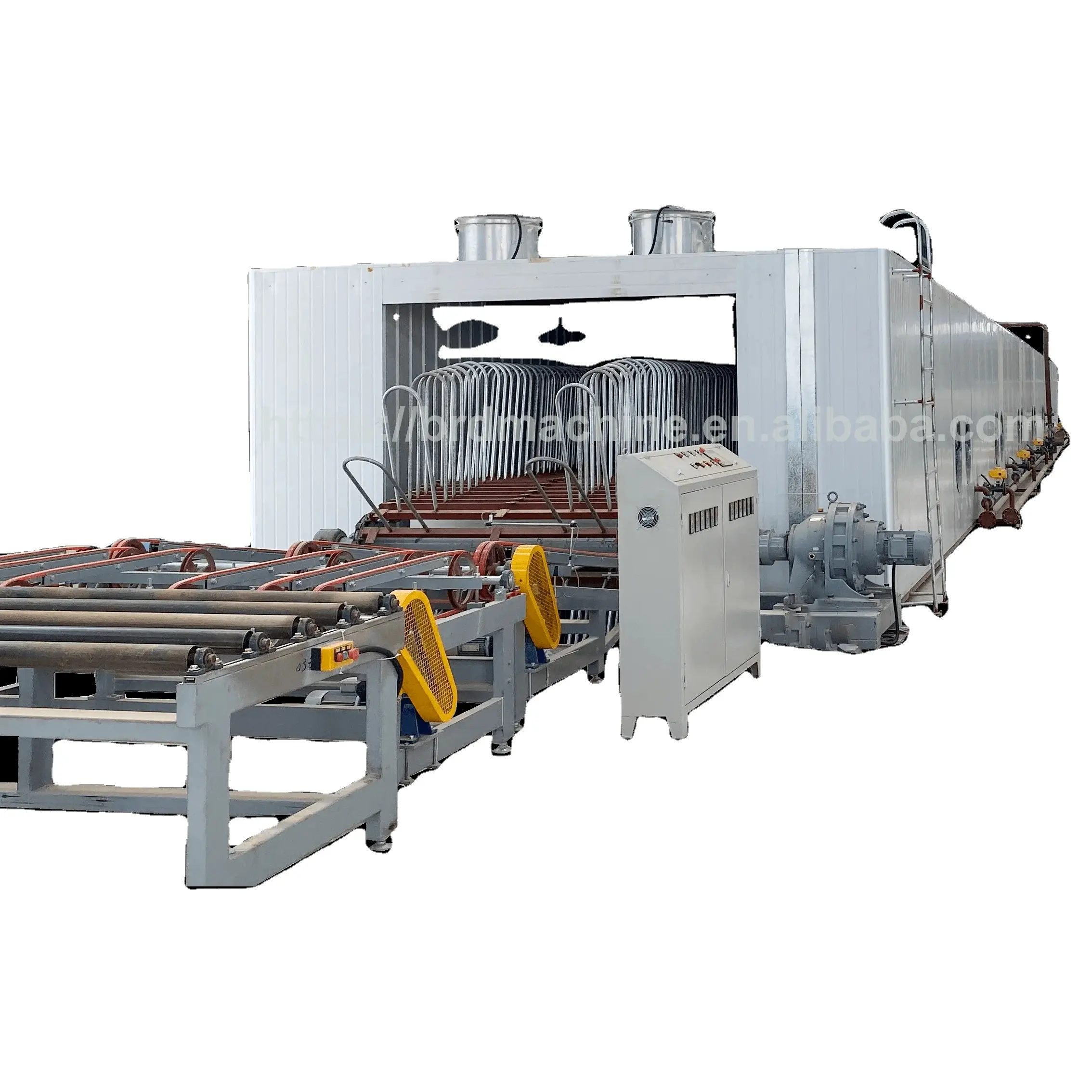 Bleichtstoffzementplattenherstellungsmaschine Produktionslinie Zement-Bleichtstoff-Plattenherstellungsmaschine