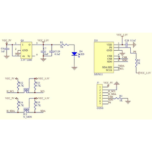 GY-63 MS5611-01BA03 alta risoluzione altimetro pressione atmosferica modulo sensore IIC SPI 24Bit ADC per Arduino DIY elettronica - Product Image 6