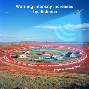 2025 New <span class=keywords><strong>Dog</strong></span> GPS Wireless Zaun Elektrozaun system Wiederauf lad bares IPX7 Hunde zaun Schock halsband Outdoor für Hunde mit GPS - Product Image 4