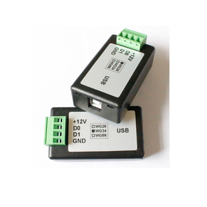 Convertidor de control de acceso biométrico más popular Interfaz Wiegand a USB con controlador de CD Certificado CE y ROHS - Product Image 2