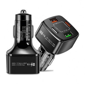 <strong>38W</strong> USB C Car <strong>Charger</strong> Fast Charging PD 20W QC 3.0 Adapter for iPhone 14 for Xiaomi for Samsung with OTP &amp; OVP Protection - Product Image 1