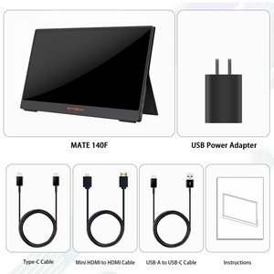 Monitor portátil-Monitor de computadora portátil de 14 pulgadas 1080P FHD Monitor de computadora IPS Monitor de juegos - Product Image 6