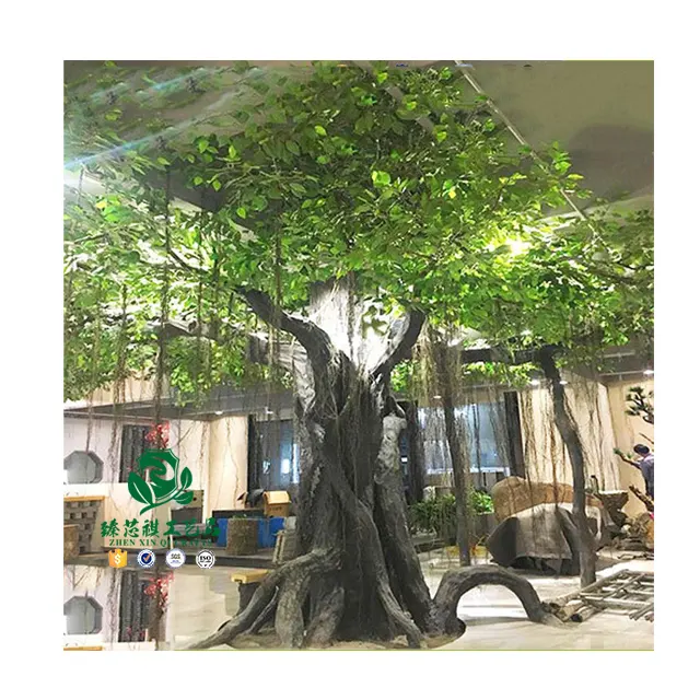Árvore artificial baniana, maior árvore artificial para decoração de casamento