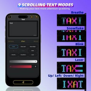 7 ''x 3'' Flexibles <span class=keywords><strong>LED</strong></span>-<span class=keywords><strong>Matrix</strong></span>-Panel Programmier bares Scrolling-<span class=keywords><strong>LED</strong></span>-Anzeige schild Kleines <span class=keywords><strong>Message</strong></span> Board mit App-Steuerung für Auto partys