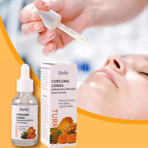 Siero Anti-invecchiamento Anti-rughe per la correzione delle macchie scure con vitamina <span class=keywords><strong>C</strong></span> curcuma idratante nutriente per tutti i tipi di pelle - Product Image 5