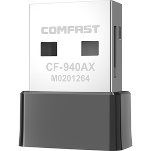 Comfast CF-940AX Wifi6 AX300 11.AX 2.4GHz Frequency WEP <strong>Encryption</strong> USB2.0 Simulated <strong>Network</strong> Card for PC with Free Driver - Product Image 1