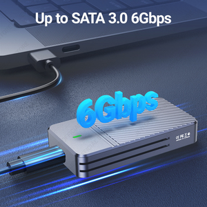 JEYI USB 3.1 Gen2 10gbps固态硬盘机箱适配器MSATA至C型端口铝壳内置固态硬盘 - Product Image 2
