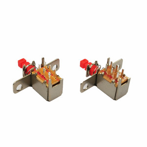Rosso nero blu ad angolo retto del PWB terminale self lock no serratura a scatto push button switch - Product Image 2