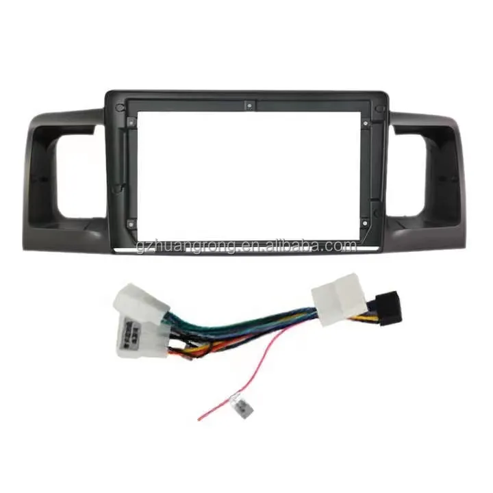 Автомобильная GPS-навигационная панель для Toyota Corolla 2003-2005 9 дюймов экран 2 Din Android приборная панель Радио стерео для corolla рамка кабель