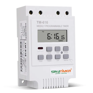 SINOTIMER 30AMP settimanale programmabile digitale temporizzatore relè di controllo 220V Din Rail Mount TM616