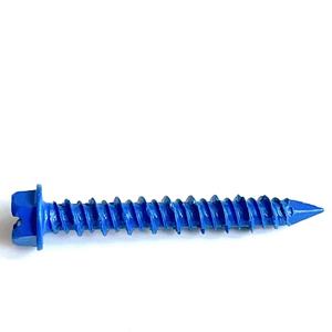 Blue Hex Head <strong>2.5</strong>&quot; Length 1/4&quot; Diameter Concrete <strong>Screw</strong> - Product Image 4