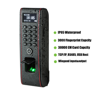 Zk-Software TF1700 IP65 Wasserdichtes Außentür schloss Smart Biometric Fingerprint Time Anwesenheit Zugangs kontrolle - Product Image 4
