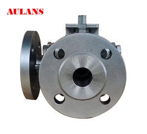 304 / 316L Smooth Rod Stainless Steel High Platform Three-<strong>way</strong> Ball Valve <strong>square</strong> Three-<strong>way</strong> Flange Ball Valve - Product Image 5