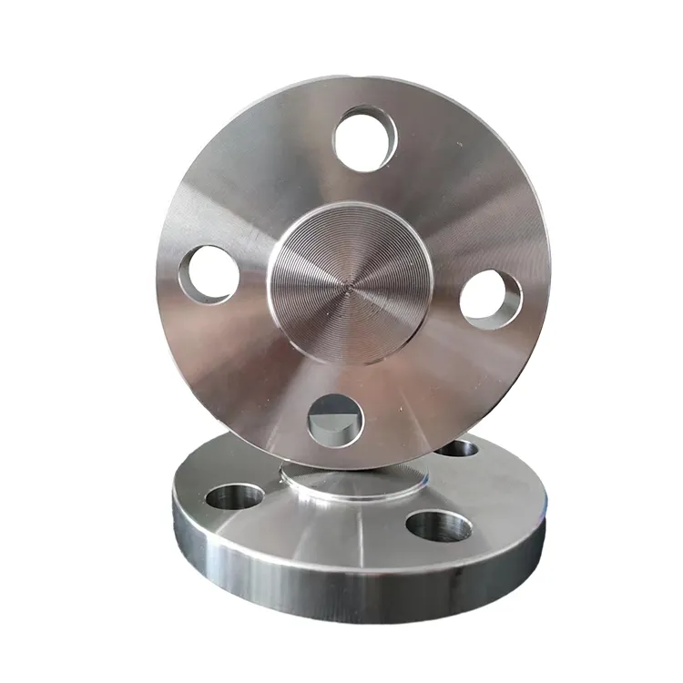 American Standard customized industrial pipe fittings S304 316L titanium raised face blind flange for Connecting pipelines
