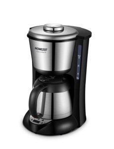HOMEZEST CM-337TBWA 1L HIGH END STAINLESS STEEL a ROMA <strong>PROGRAMABLE</strong> CAFETERA MACHINE COFFEE MAKER - Product Image 3