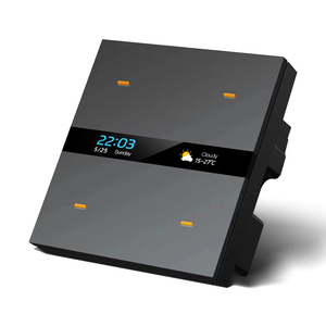 New <strong>ZigBee</strong> Smart Scene Switch 4 Gang Scene Switch Push Button <strong>Controller</strong> with Smart Life App <strong>ZigBee</strong> Gateway Home Automation - Product Image 1