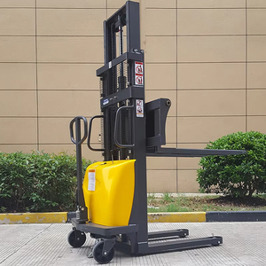 Factory Direct Sale Hand <strong>Push</strong> Semi-Automatic Electric Hand Forklifts 1 Tons 3.5m Self Loading Portable Forklift Electric <strong>Stacker</strong> - Product Image 2