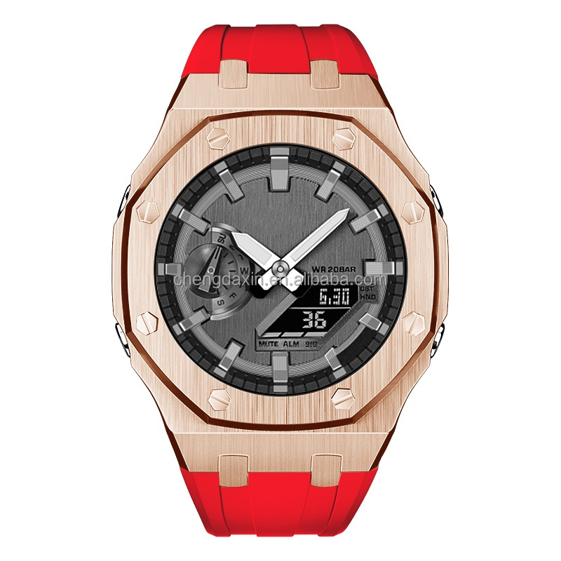Rose gold-red