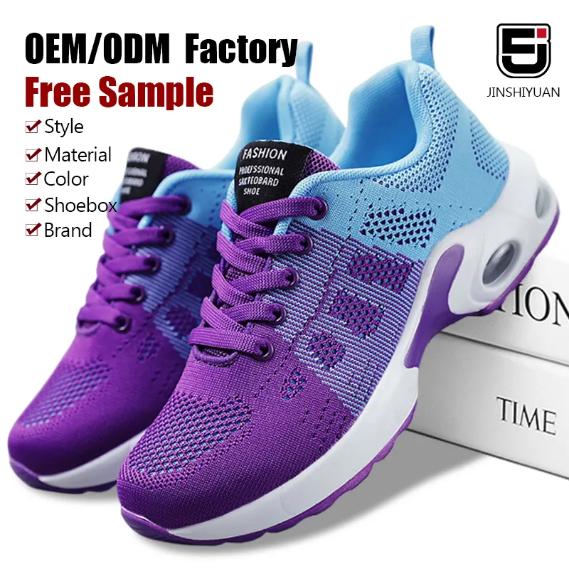 813 OEM stock deportes señoras moda suela blanda deportes zapatillas Casual mujeres fabricantes caminar nuevo estilo Zapatillas Zapatos