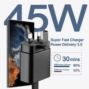 タイプCケーブル付きSamsungS24 Chargeur Rapide用Snellader Oplader 45W充電器CargadoresSamsung充電器 - Product Image 2