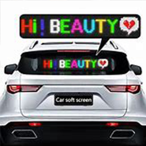 Scorrimento flessibile USB <span class=keywords><strong>LED</strong></span> auto segno Bluetooth controllo App di testo da te programmabile <span class=keywords><strong>Display</strong></span> a <span class=keywords><strong>LED</strong></span> per negozio auto camion Bar