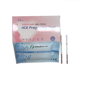Net sonuçlar ile doğru HCG plastik testi şerit kiti manuel gebelik testi patolojik analiz ekipmanları - Product Image 6