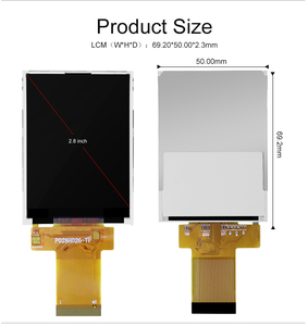 Polcd 2,8-Zoll-TFT-Modul 240x320 Auflösung SPI-MCU-Schnitts telle ILI9341V TFT Trans missive 2,8-Zoll-LCD-Anzeige - Product Image 4