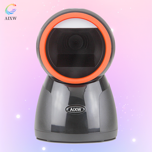 AIXW-Escáner de código de barras de escritorio 2D omnidireccional, lector de código QR 1D 2D con cable USB, conexión a ordenador y teléfono, lector de matriz de datos - Product Image 1