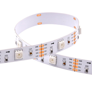 Arduino GS8208 30leds/m singolarmente controller Smart Strip luci RGB DC12V 5m Led pixel Strip