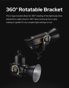 Godox VL300II LED Video Light 5600K versione bianca uscita continua Bowens Mount Studio Light APP Support - Product Image 5