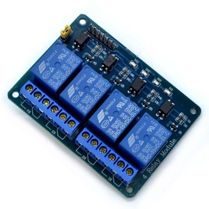 4-Kanal-5-V-Relaismodul mit Optokoppler-Relais ausgang 4-Wege-Relais-Abschirmungsmodul für Arduino DIY-Steuersc halter DC 12V - Product Image 4