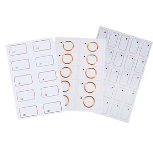 Özel RFID akıllı kart kakma 125Khz çip koçanı diyotları ile bakır bobin anten temassız kart Prelam Pvc kakma - Product Image 5