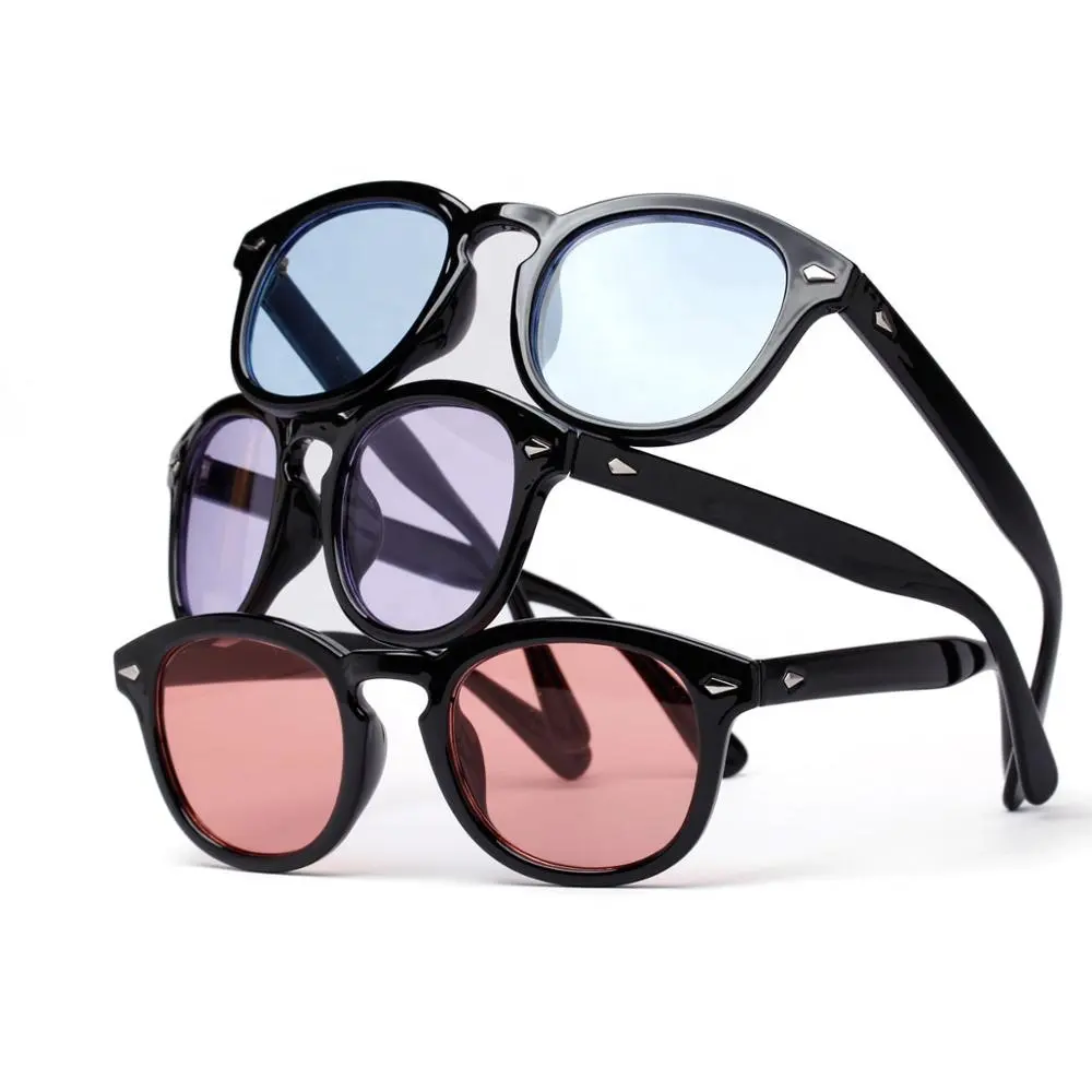 Di plastica a buon mercato trend tinta lens occhiali da vista da donna occhiali da sole