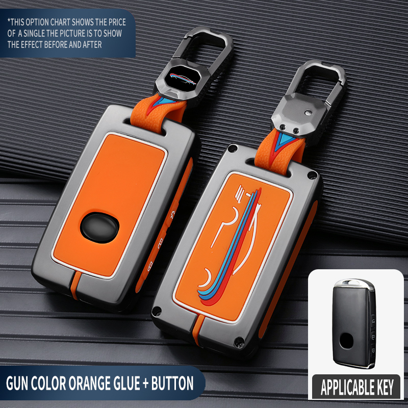 GUN COLOR ORANGE GLUE + BUTTON