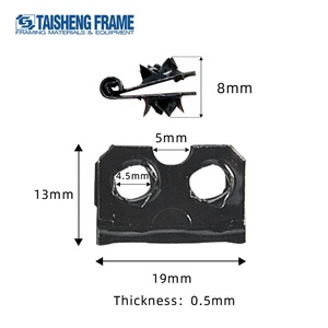 TS-K223 810 g6218 sắt đen trở lại Hội Đồng Quản trị bản lề với thấy răng 3 lỗ Đồng hồ khung backboard phụ kiện sẵn sàng để tàu - Product Image 3