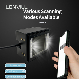 LONVILL kablosuz qr kod tarayıcı RS485 barkod tarayıcı satılık, turnike qr kod okuyucu ile RS-232 USB RS-485 Wiegand - Product Image 3