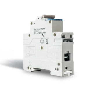 C65 L7 1P 2P 3P 4P Pole 5 Amp RCCB MCB Disyuntor en miniatura 6kA 10kA Capacidad de ruptura estándar 1-63A Conector de plástico - Product Image 6