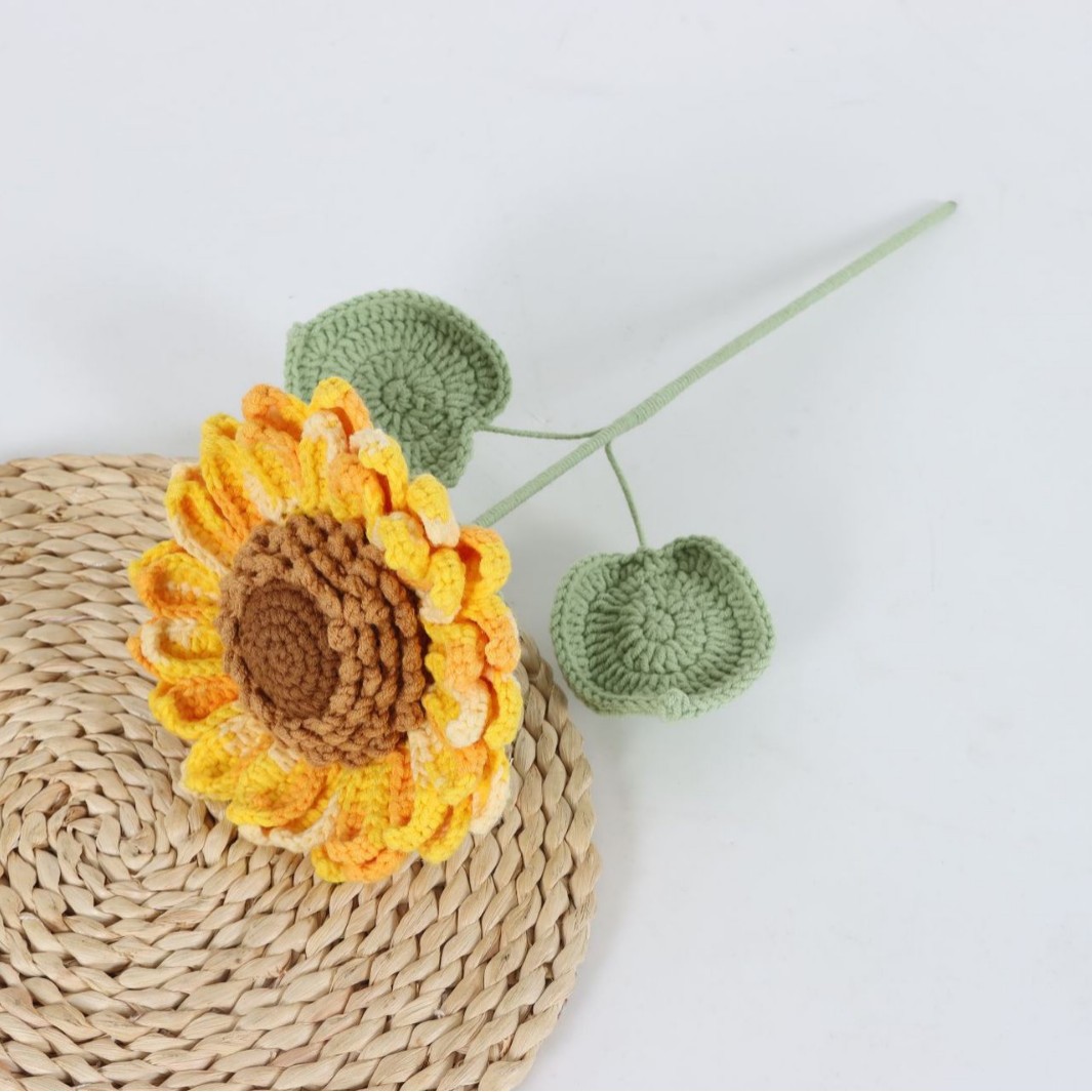 Double couche tournesol dégradé jaune