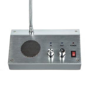 Sistema de Comunicación de 2 vías, interfono para ventana, Audio, billete, oficina, proveedor de China