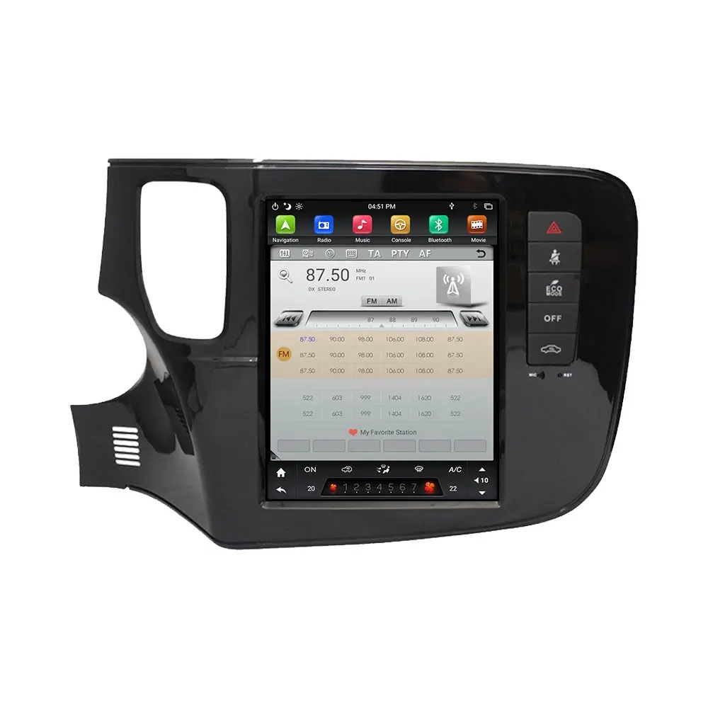 Für MITSUBISHI outlander 2014 + Android 9,0 Auto Radio GPS Navigation Einheit Auto Auto Radio Band Recorder Multimedia Player Carplay