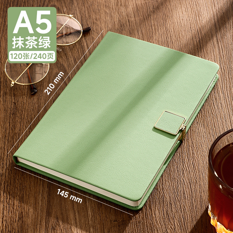 A5 vert matcha -240 pages déduction carrée