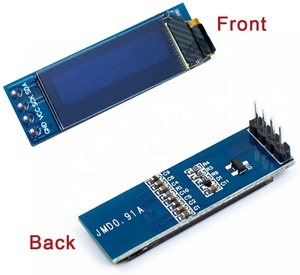 I2C-Display 0,91 Zoll I2C-OLED-Anzeigemodul OLED-Bildschirm treiber DC 3,3 V ~ 5V für Arduino STM32 Esp32