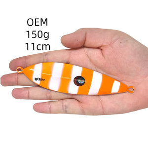 Howell OEM 150G Kim Loại Laser Đèn Flash Phát Sáng Chậm Pitch Jigbait Nước mặn Thuyền Cá Nhân Tạo Cứng Mồi Tùy Chỉnh Thu Hút Mục tiêu - Product Image 1