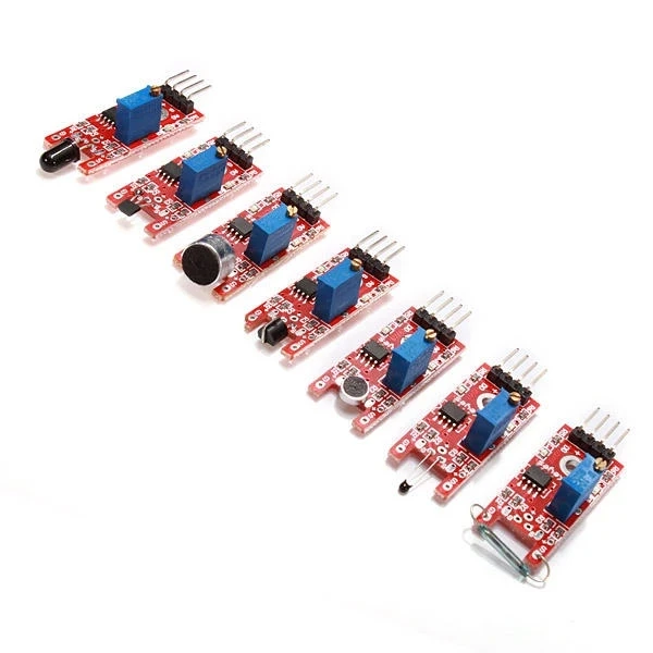 Juego de placa de sensor táctil 37 en 1, kit de iniciación para placas Arduinos oficiales