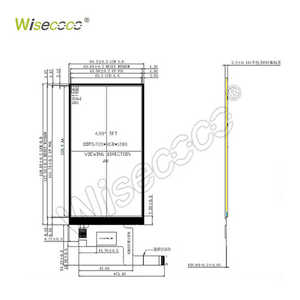 Wisecoco 2.4 2.8 3 3.5 5 5.5 7 10.1 12.9 pollici MIPI Mcu Rgb Spi Lvds HMI interfaccia TFT LCD 5 pollici 720*1280 modulo Display LCD - Product Image 5