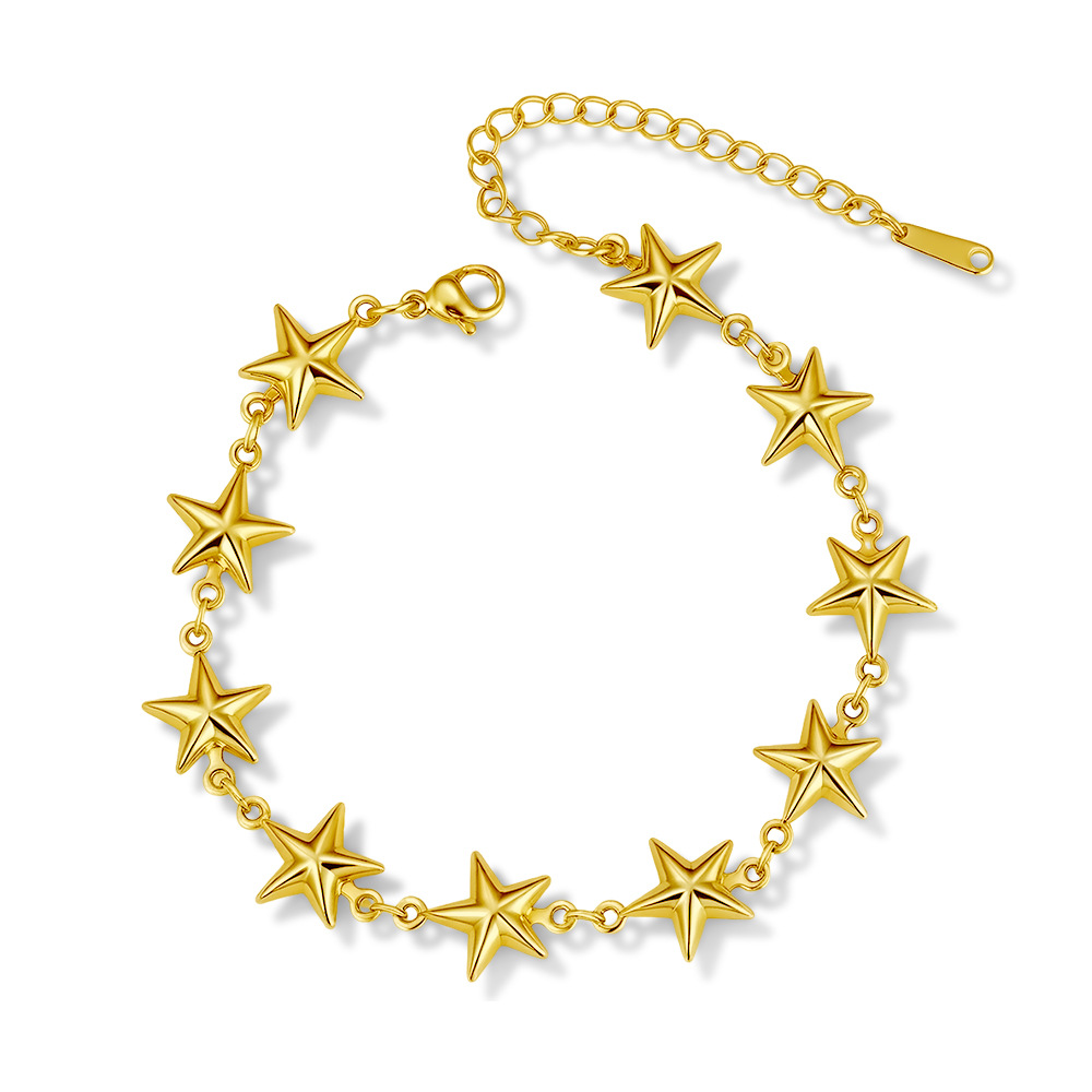 Glow Five-pointed Star Gold 5
