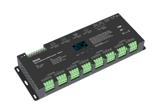 D24A 24CH Макс 2880 Вт постоянное напряжение RGB DMX512 & RDM декодер DMX мастер OLED цифровой дисплей PWM контроллер - Product Image 2