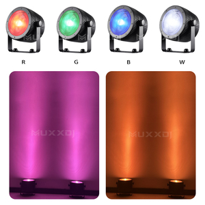 Muxdj ไฟดีเจมืออาชีพ30W RGBW แบตเตอรี่ขับเคลื่อนแบบไร้สาย DMX รีโมทคอนโทรลนำแสง PAR สำหรับเวทีดิสโก้ปาร์ตี้ - Product Image 5