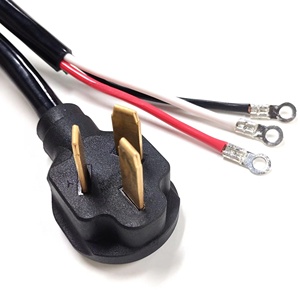 3プロング10awg 50A SRDTドライヤーパワーコードNEMA10-50Pスペード端子延長コードRV EVドライヤーケーブル用 - Product Image 3