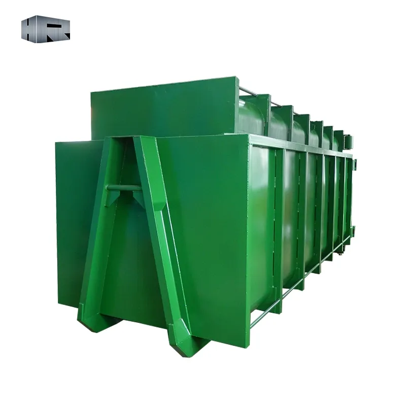 Recipiente de elevação para recipientes de construção, equipamento de coleta de lixo, recipiente de rolamento e desligação, recipiente de ligação